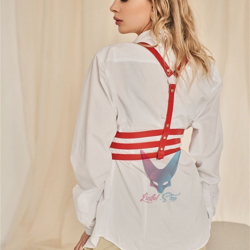 Thắt Lưng Da Màu Đen Phong Cách Harajuku Gothic Có Thể Điều Chỉnh Cho Nữ 2021