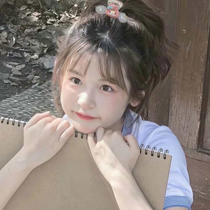 Kẹp Tóc Mái Ngang Trong Suốt Họa Tiết Động Vật Hoạt Hình Dễ Thương Cho Nữ