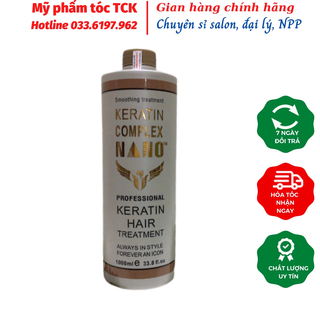 Karatin complex nano phục hồi tóc hư tổn hương thơm cà phê 1000ml