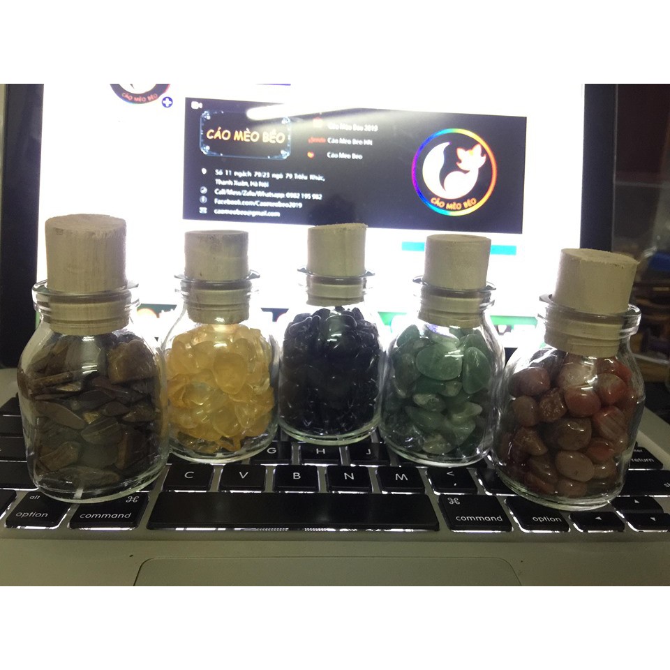 LỌ ĐÁ VỤN NGŨ SẮC - KIM - MỘC - THỦY - HỎA - THỔ | BigBuy360 - bigbuy360.vn