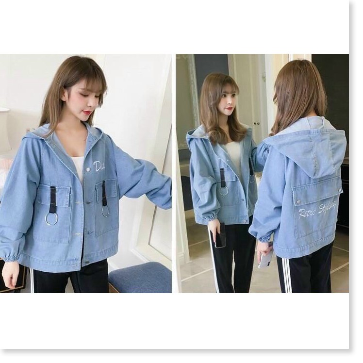 Áo khoác kaki nữ xịn xò siêu duyên dáng cho các bạn trẻ KOKO MI FASHION