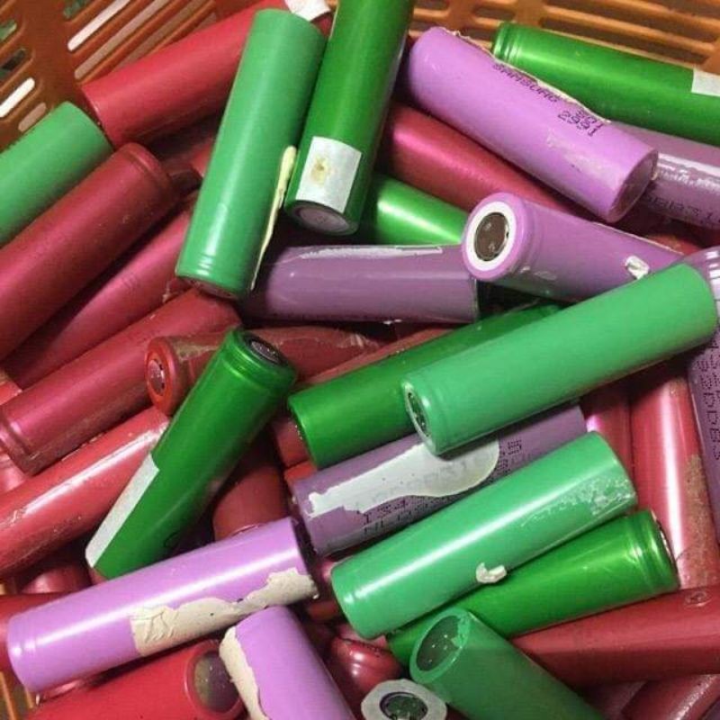 Pin 18650 tháo máy giá thanh lý bao áp/bao dung lượng.