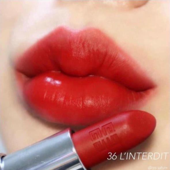Son Givenchy Le Rouge Deep Velvet Màu 36 Linterdit | BigBuy360 - bigbuy360.vn