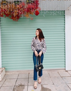 ÁO SƠ MI HOA ( ẢNH THẬT SHOP CHỤP)