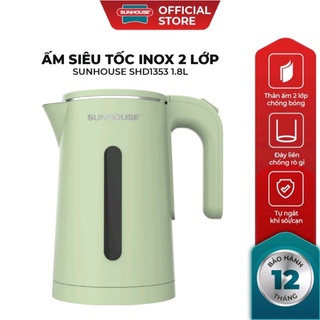 Bình đun siêu tốc 2 lớp sunhouse 1.8lit shd1353