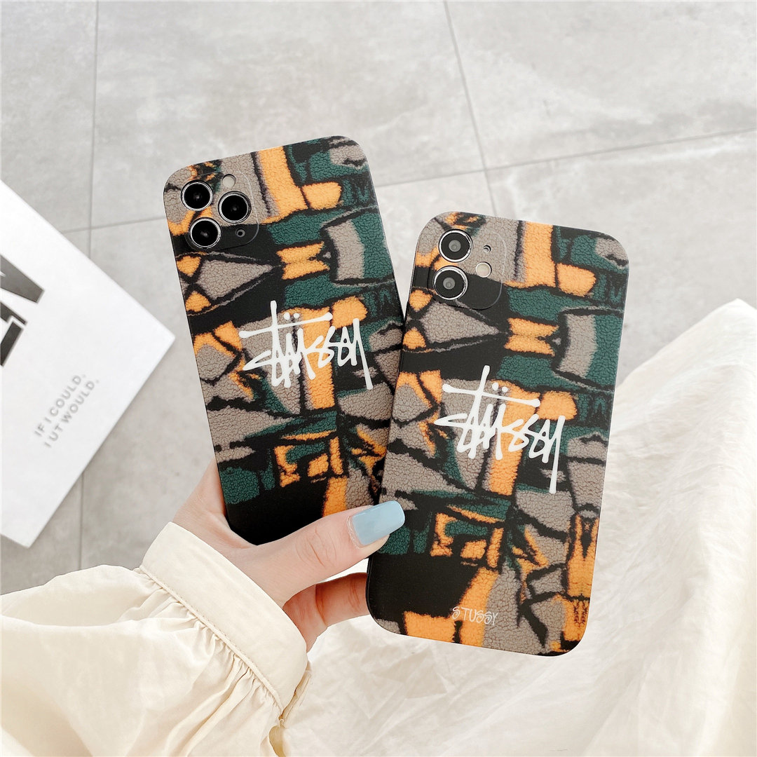 Ốp điện thoại nhựa mềm họa tiết Stussy hoạt hình dễ thương cho iPhone 12 mini 11 PRO MAX 7/8plus SE2020 X/XS XR XSMAX | BigBuy360 - bigbuy360.vn