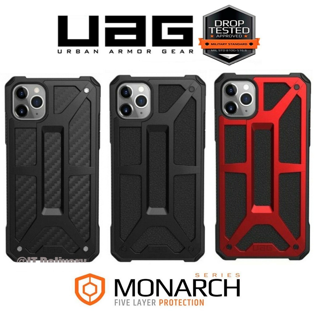 Ốp Điện Thoại UAG Chất Liệu Sợi Cacbon Cho iPhone 11 PRO MAX XS XR X 8 7 6 6s Plus