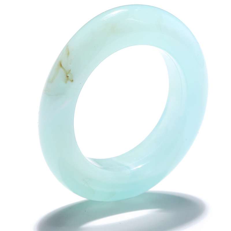 Creative Resin Colored Rings for Women Girls Korean Finger Jewelry