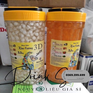 Rau Câu Kim Cương 3D Hàng Huy 2kg5 Đào, dừa