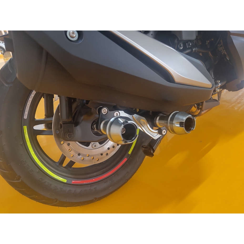 Thanh Bảo Vệ Ống Xả Khí Chống Sốc Phía Trước Và Sau Cnc Dành Cho Xe Honda PCX160 125 / 150