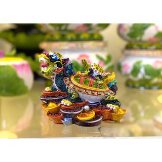 Tượng Long Quy Ngũ Sắc Phong Thủy - HÌNH THẬT SHOP TỰ CHỤP