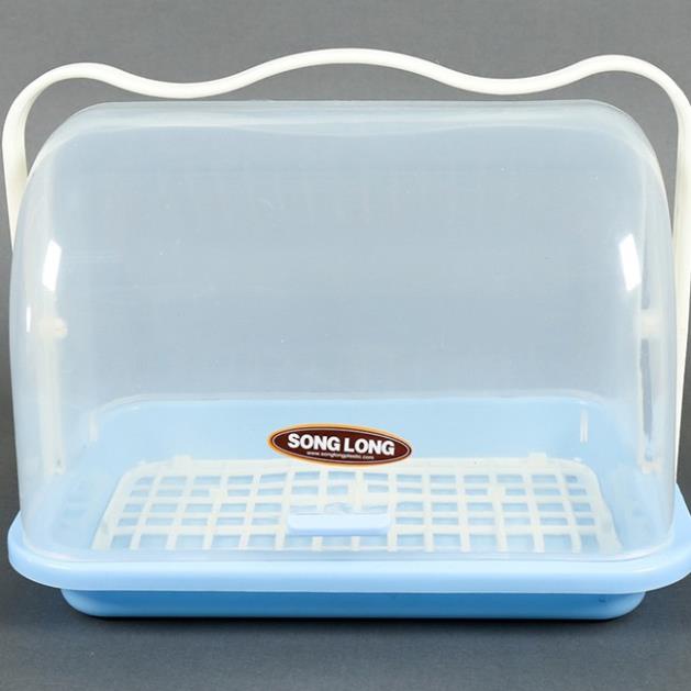 Khay Úp Cốc / Bình Sữa Song Long Có Nắp Chống Bụi Bẩn 2208 HSL