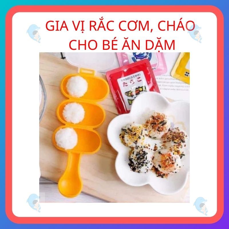 Gia Vị Rắc Cơm Cháo Của Nhật Cho Bé Ăn Dặm Thêm Thích Thú Gói 75gr (30 gói 6 vị)