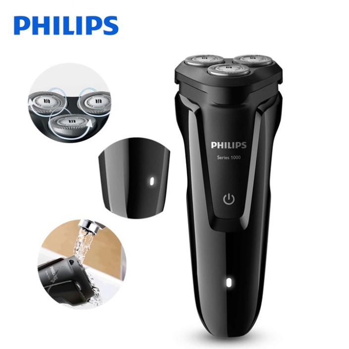 Sản Phẩm Máy cạo râu 3 lưỡi thương hiệu cao cấp Philips S1010- Bảo hành chính hãng 24 tháng .