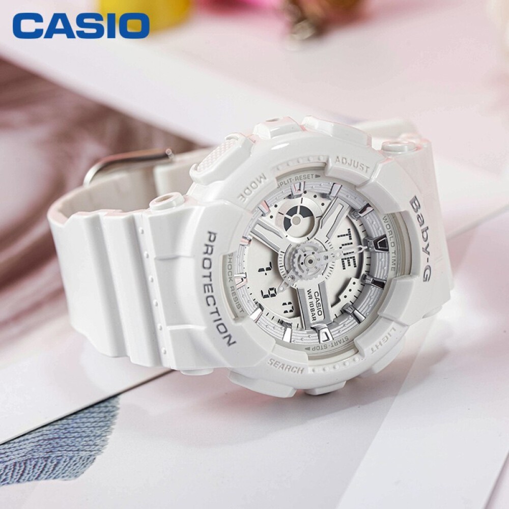 Đồng hồ nữ dây nhựa Casio Baby-G chính hãng Anh Khuê BA-110-7A3DR