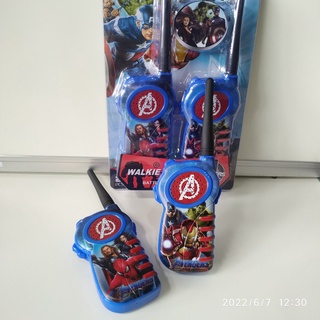 Đồ chơi bộ đàm dùng liên lạc hình siêu anh hùng avenger cho bé