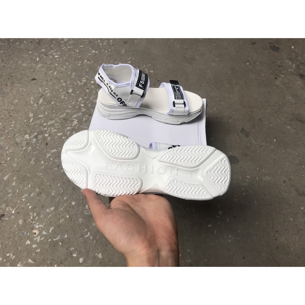 [Fullbox] Sandal offwhite trắng siêu đẹp 2019