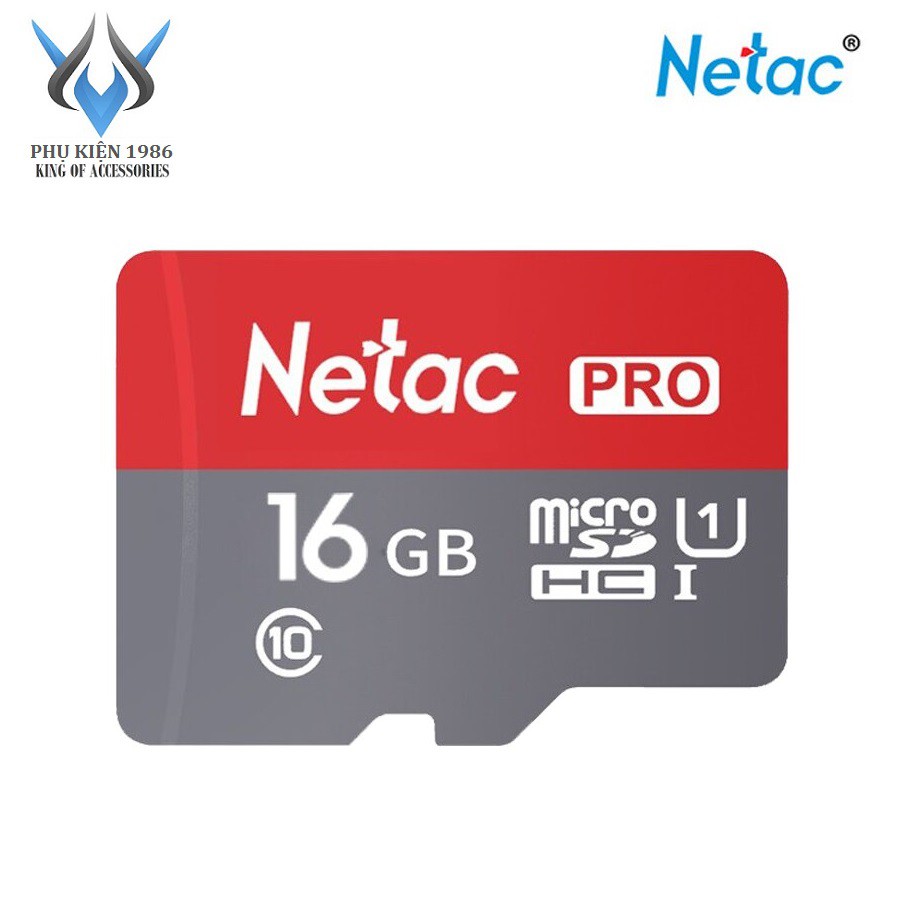 Thẻ nhớ MicroSDXC Netac Pro A1 32GB 667x U1 2K 98MB/s - Không Box (Xám) - Phụ Kiện 1986