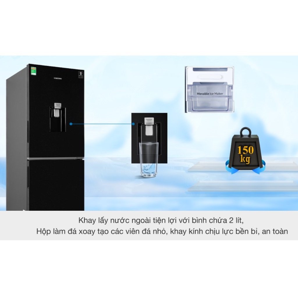 Tủ lạnh Samsung Inverter 276 lít RB27N4170BU/SV BH tại nhà 24h trên toàn quốc