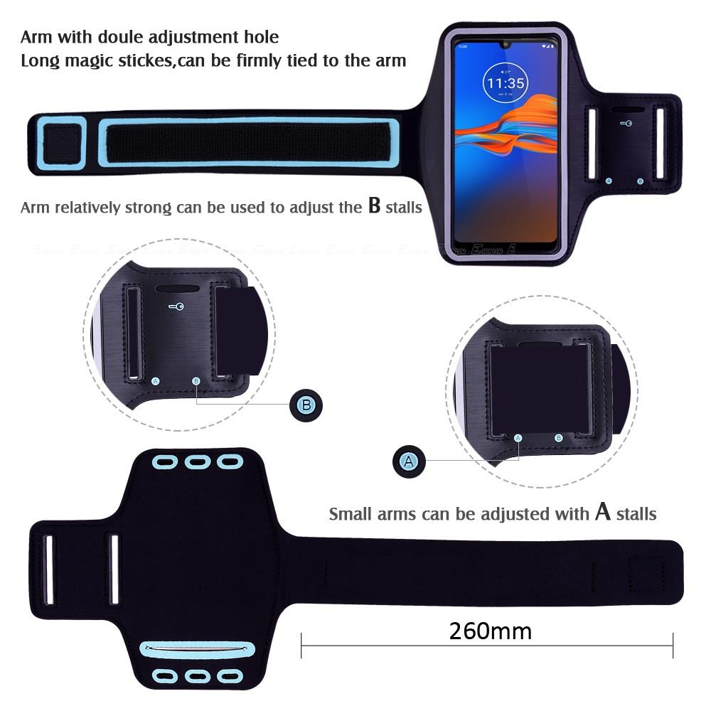 Túi Đựng Điện Thoại Đeo Cánh Tay Cho Motorola Moto E7 E7i Power E6 Plus Play E6s