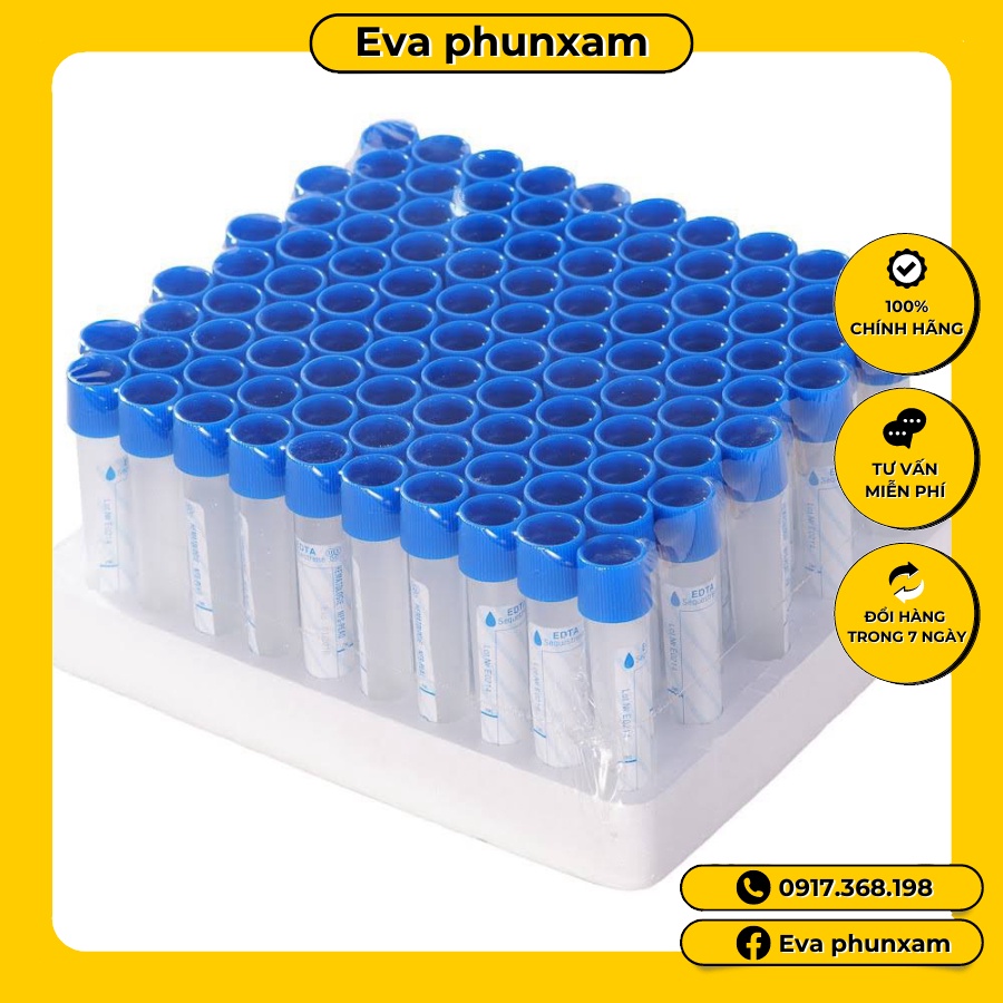 Ống nghiệm chống đông máu EDTA