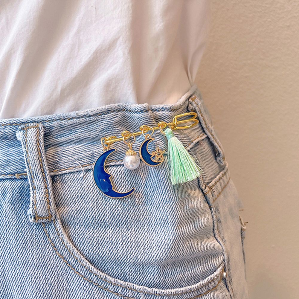 Ghim Cài Áo Hình Chú Gấu / Dâu Tây / Bông Hoa Phối Tua Rua Đính Ngọc Trai Nhân Tạo Thời Trang Cho Nữ