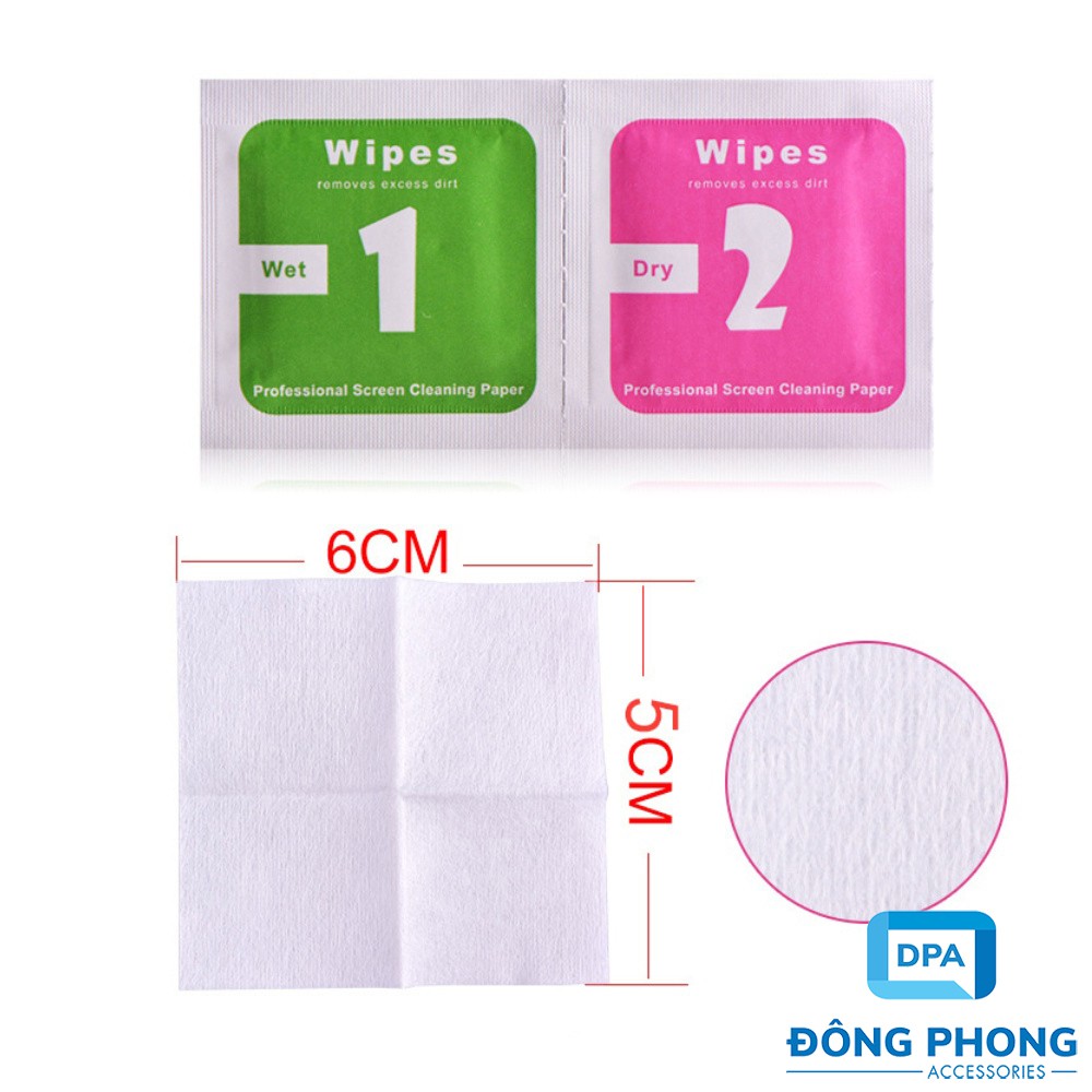 Combo 20 Khăn Lau Lens, Vệ Sinh Điện Thoại, Cường Lực, Máy Tính, Máy Ảnh, Mắt Kính Tiện Lợi