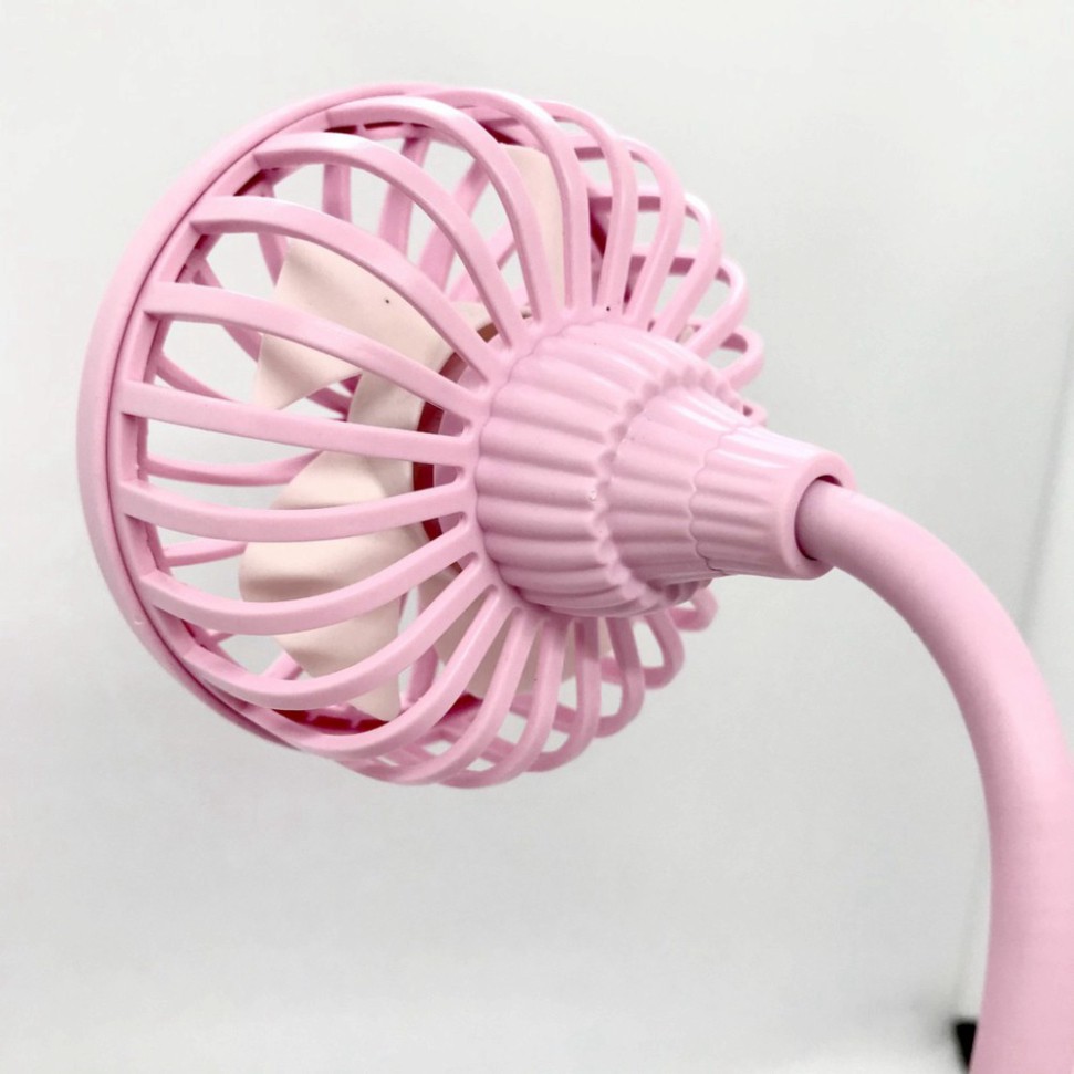 Quạt mini tích điện cầm tay quạt để bàn kèm đèn đổi màu quạt kèm đèn ngủ  | BigBuy360 - bigbuy360.vn