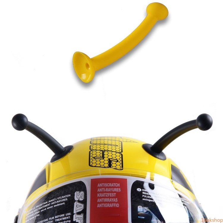 Sừng trang trí mũ bảo hiểm kích thước nhỏ có cốc hút linh hoạt tiện dụng