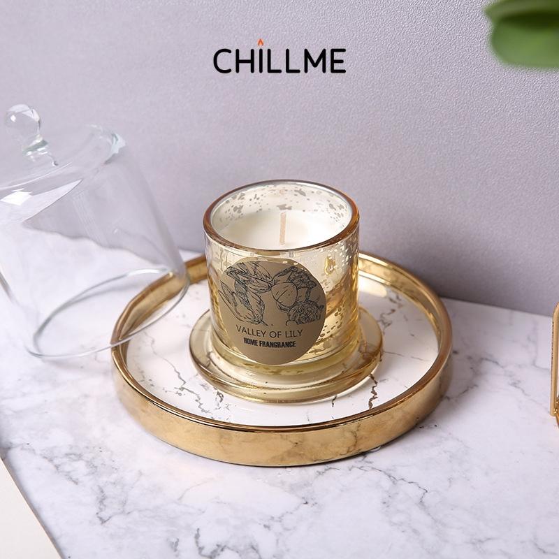 Nến thơm phòng ngủ tinh dầu tự nhiên không khói sang trọng thư giãn trang trí LXR05 - Chillme