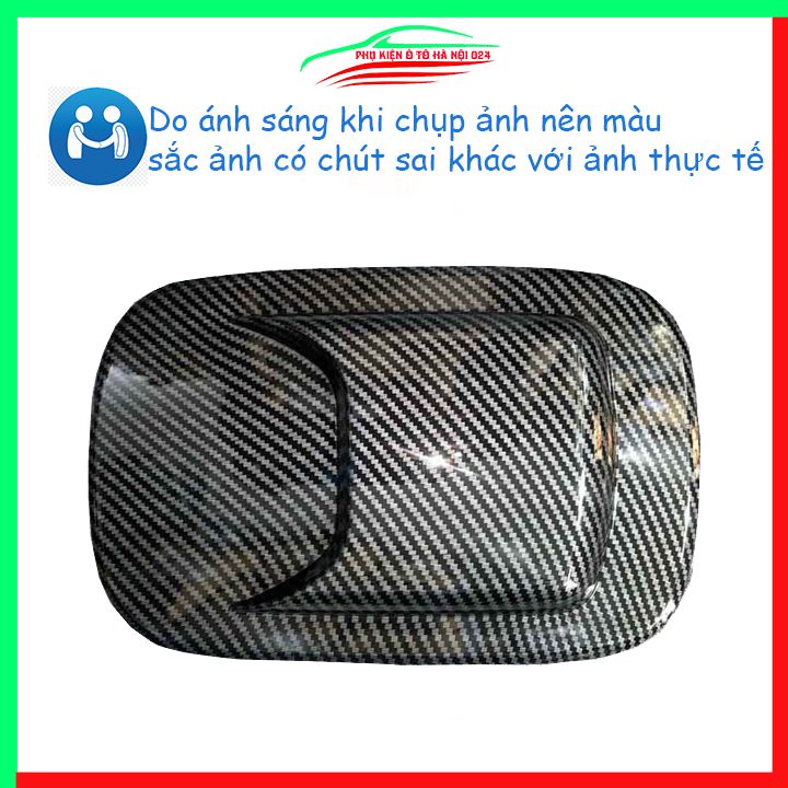 Ốp nắp xăng CRV 2018-2023 vân cacbon bảo vệ chống trầy trang trí ô tô