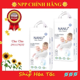 Bỉm quần/dán nanu s/m/l/xl/4xl/5xl 50 miếng bxn