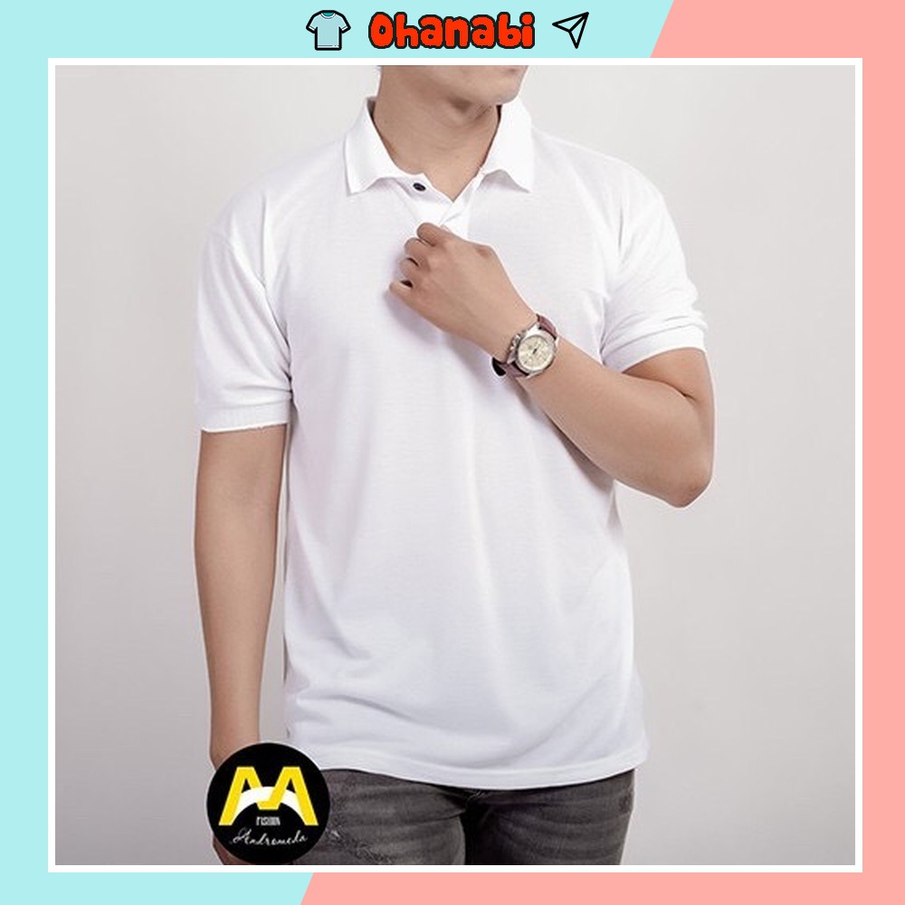Áo polo nam có cổ vải poly cotton cao cấp ngắn tay cực sang nhiều màu lựa chọn