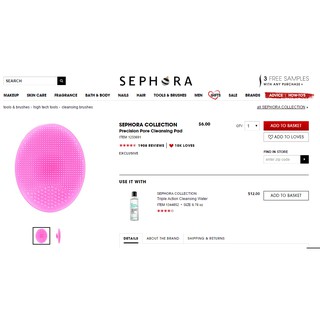 Miếng rửa mặt Sephora