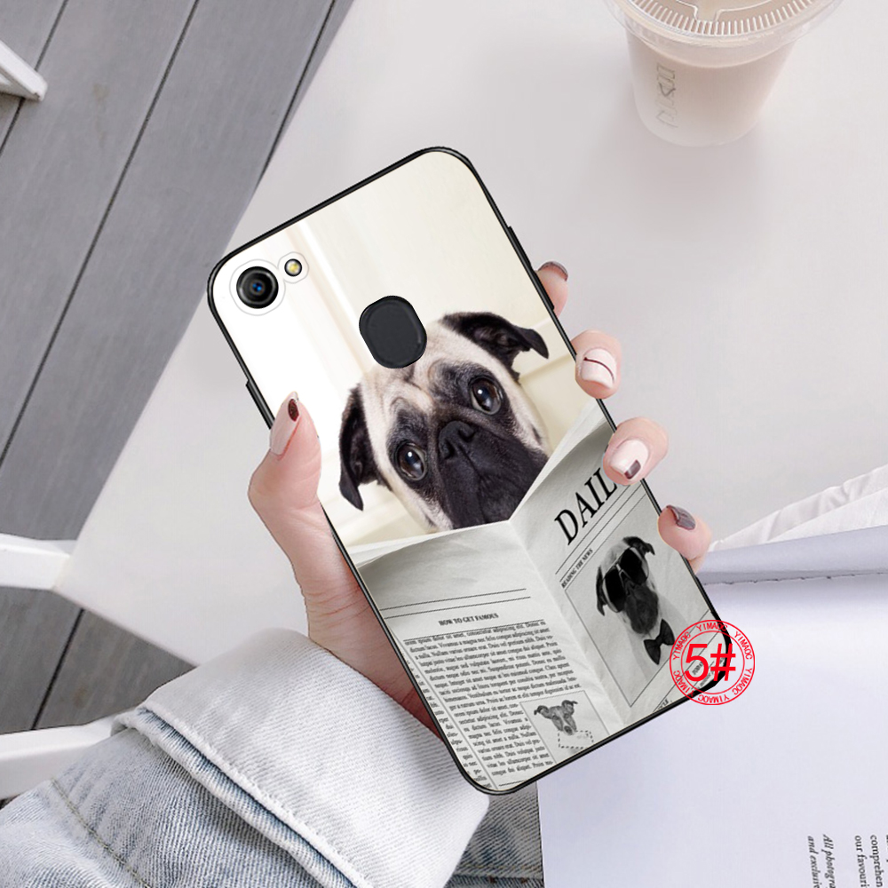 Ốp Lưng Mềm In Hình Chú Chó Pug Đáng Yêu Cho Vivo V20 Se Y20I Y20S Y20 Y30 Y31 Y51 X60 Pro