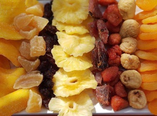 Hoa quả sấy Tết