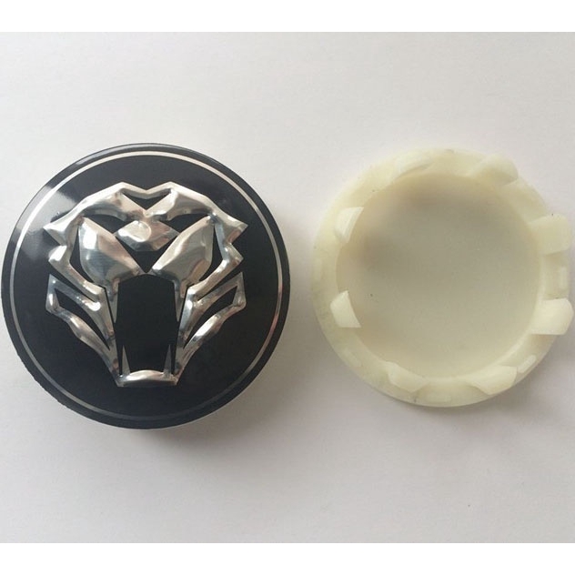 1 Nắp Chụp Trục Bánh Xe Hơi Kia K2 K3 K5 Màu Đen / Bạc 60mm