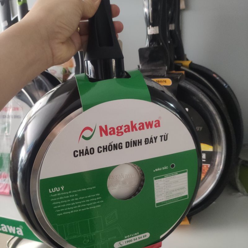 CHẢO CHỐNG DÍNH ĐÁY TỪ NAGAKAWA 28, 30