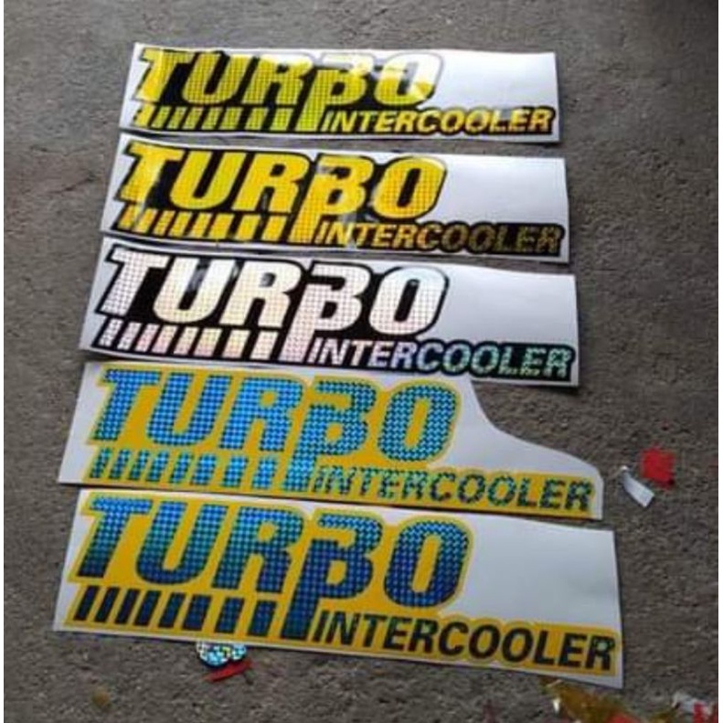 TEM CHỮ TURBO LẤP LÁNH DÁN TRANG TRÍ XE TẢI