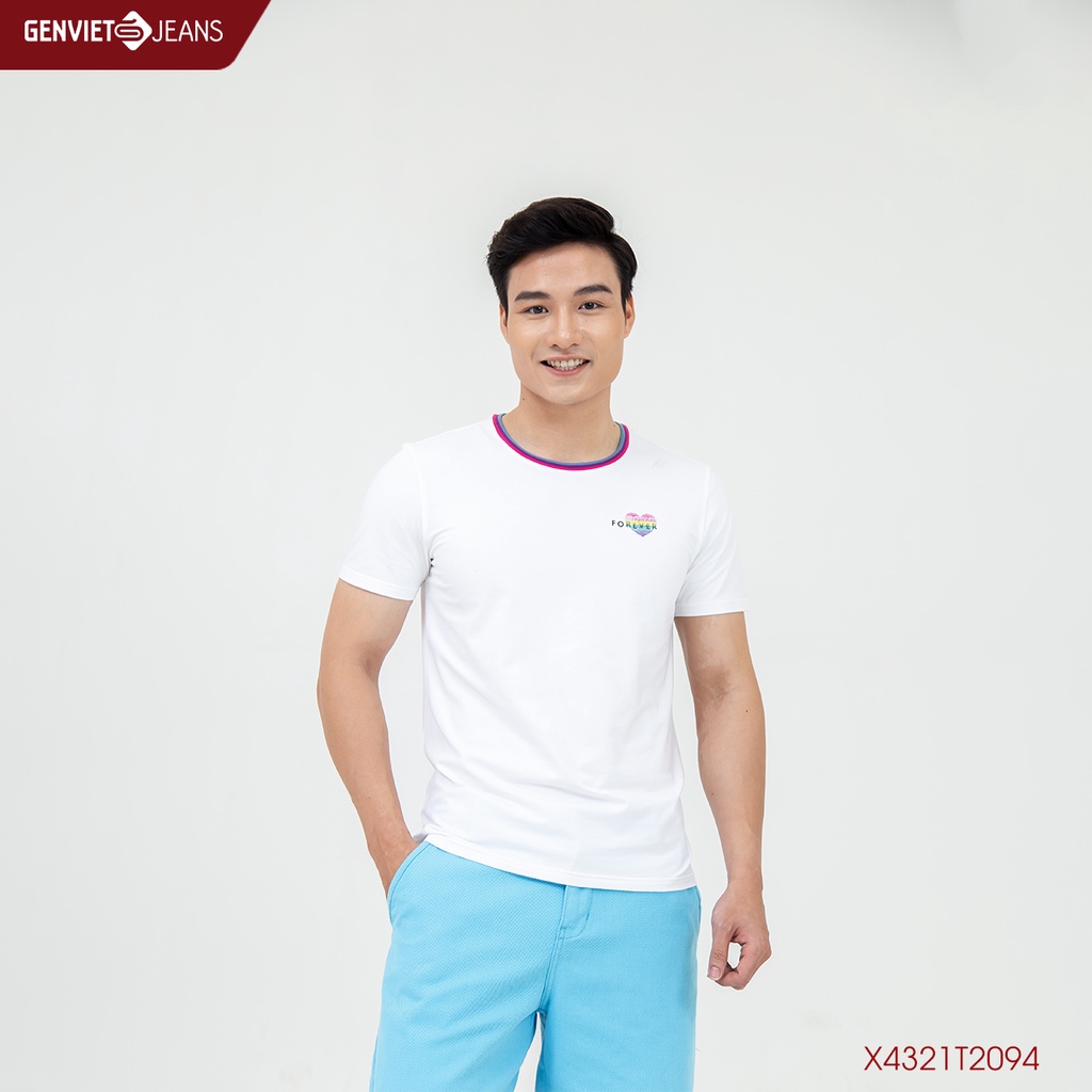 Áo Thun Nam Cộc Tay Genviet X4321T2094