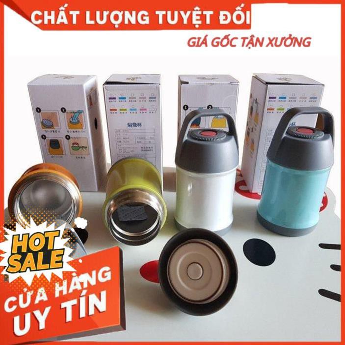 Bình ủ cháo giữ nhiệt siêu tốt chất liệu inox 304 an toàn cho sức khỏe