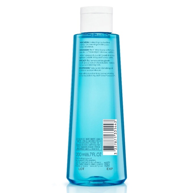 Vichy Nước Cân Bằng Vichy Hỗ Trợ Thải Độc, Làm Mềm Da Aqualia Thermal Hydrating Refreshing Water 200ml