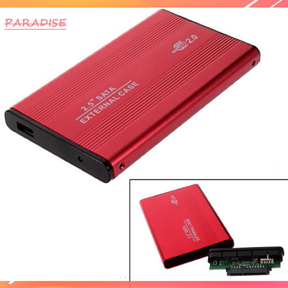 Hộp Đựng Ổ Cứng Ngoài 2.5 Inch Usb 2.0 Sata Bằng Hợp Kim Nhôm Ốp | BigBuy360 - bigbuy360.vn