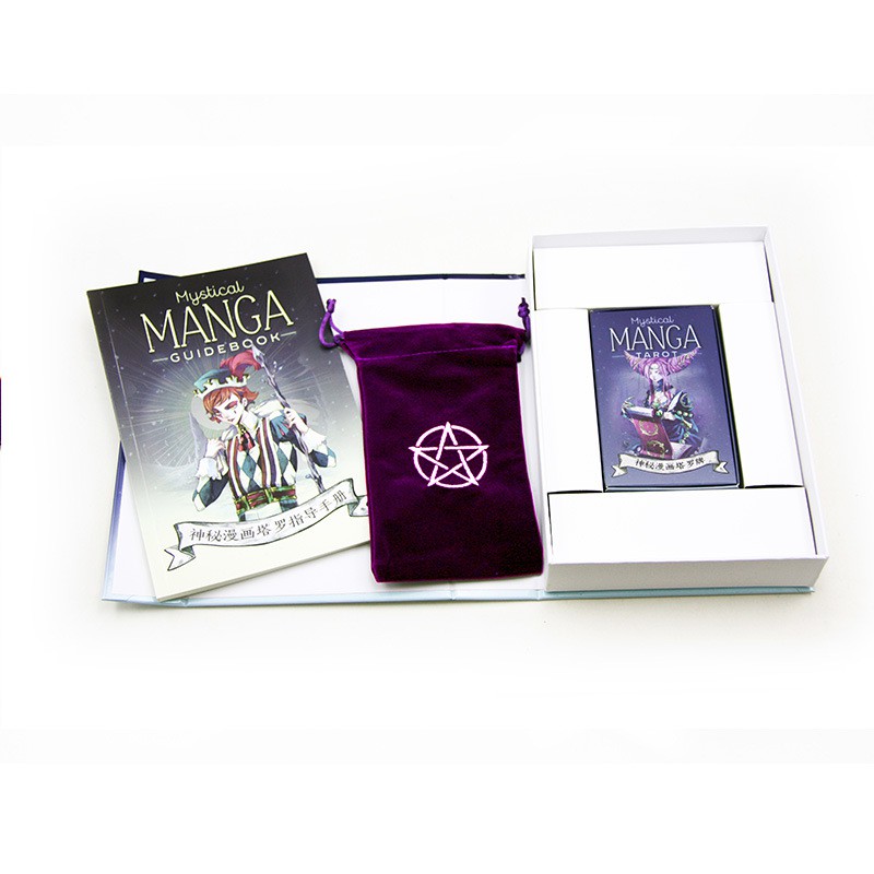 [Mã LIFE0503TOYS1 giảm 10% đơn 150k] Combo Bộ Thẻ Bài Bói Mystical Manga Tarot+Tài Liệu Hướng Dẫn Tiếng Việt+Túi Nhung