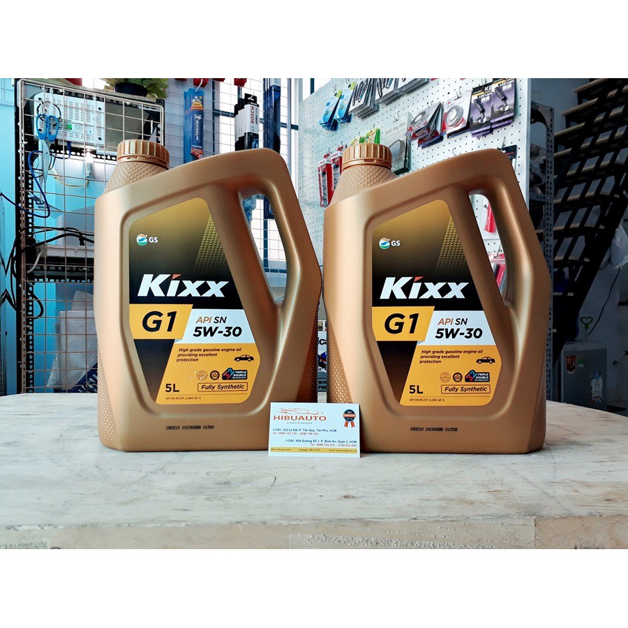 Kixx G1 – Dầu động cơ xăng Kixx G1 SN 5W30 5L