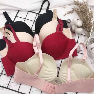 {Big Sale } Áo ngực Su non vân gấm không gọng siêu nâng ( đệm 5cm) hàng cao cấp
