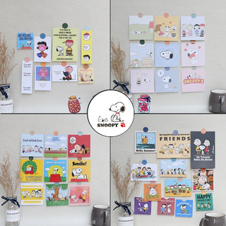 Miếng Dán Trang Trí Tường Hình Charlie Snoopy Xinh Xắn