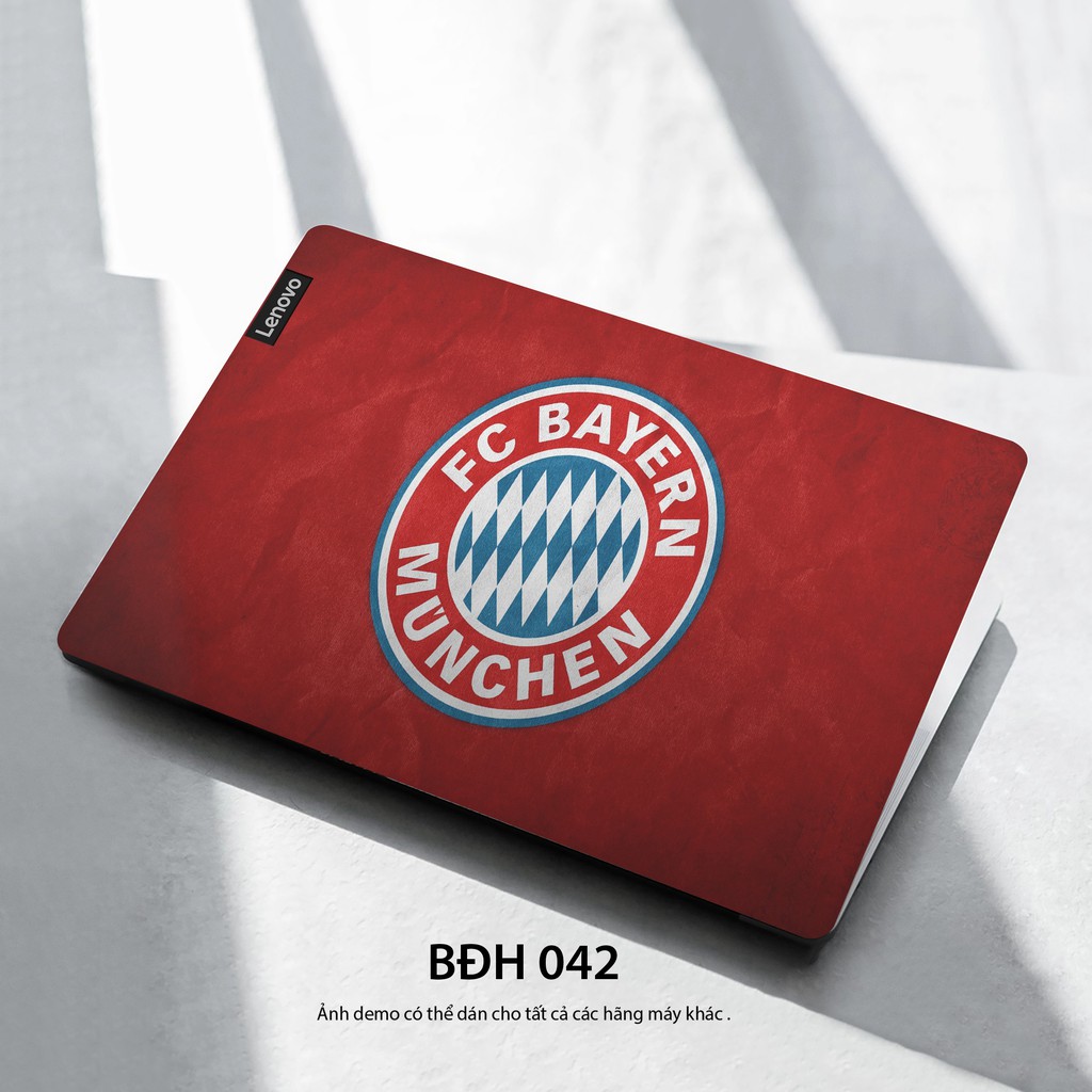 Bộ skin dán laptop mẫu Logo Bayern Munich / Có mẫu decal dán cho tất cả các hãng máy tính