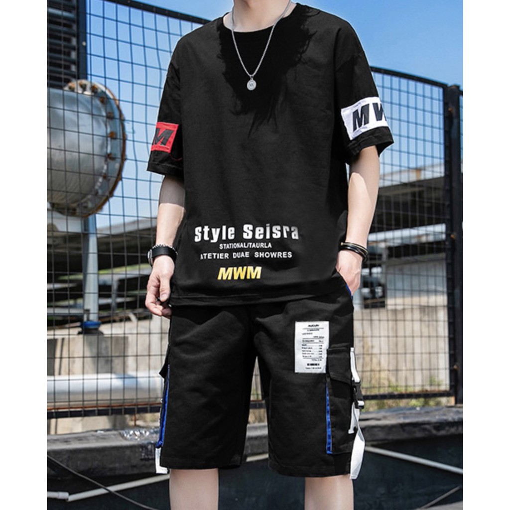 Bộ quần áo thể thao nam, set bộ mùa hè 2021 - AQ3 | BigBuy360 - bigbuy360.vn