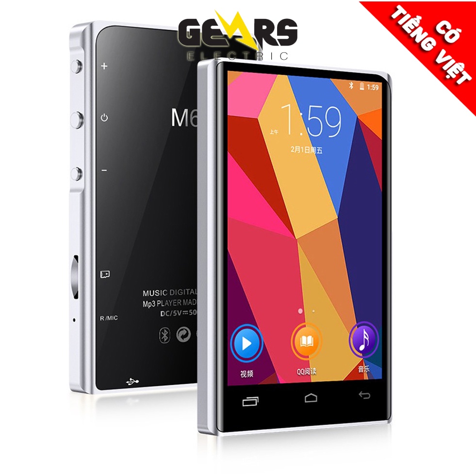 Máy Nghe Nhạc Android MP3/MP4 Màn Hình Cảm Ứng IPS 4.0 Inch Xem Phim, Bluetooth GOCOOL M6 Bộ Nhớ 8GB GEAR79